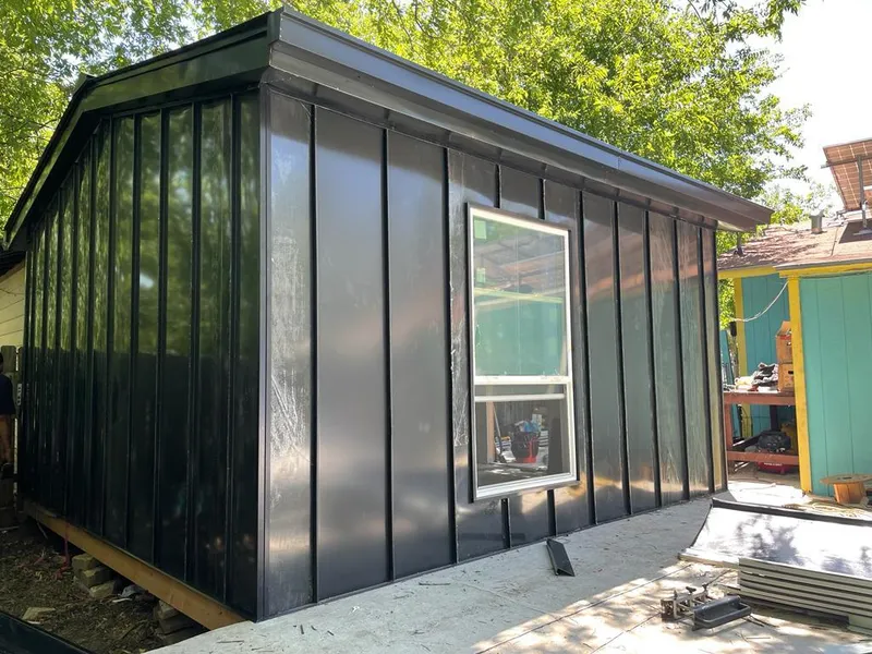 Black standing seam metal wall panels for Roof Inspection in Monessen